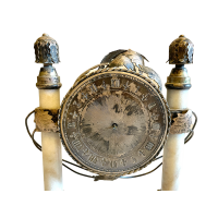 Zegar z marmuru i plateru, II poł XIX w.